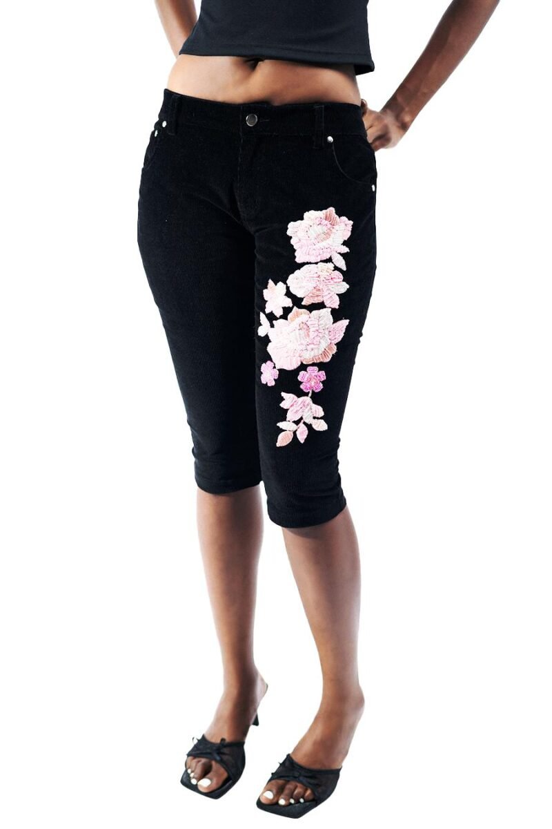 Custom Floral Capri