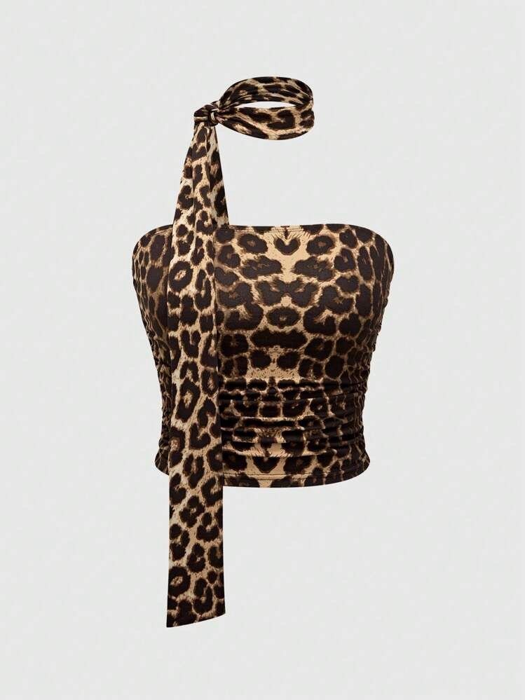 Cheetah print tube