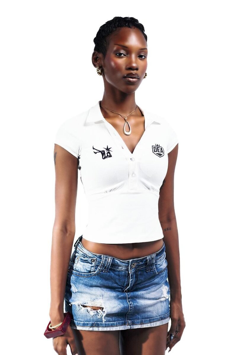 White DEA Polo