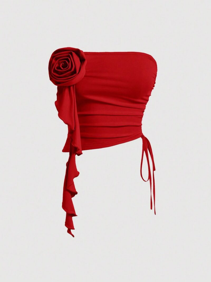 Rose tube top