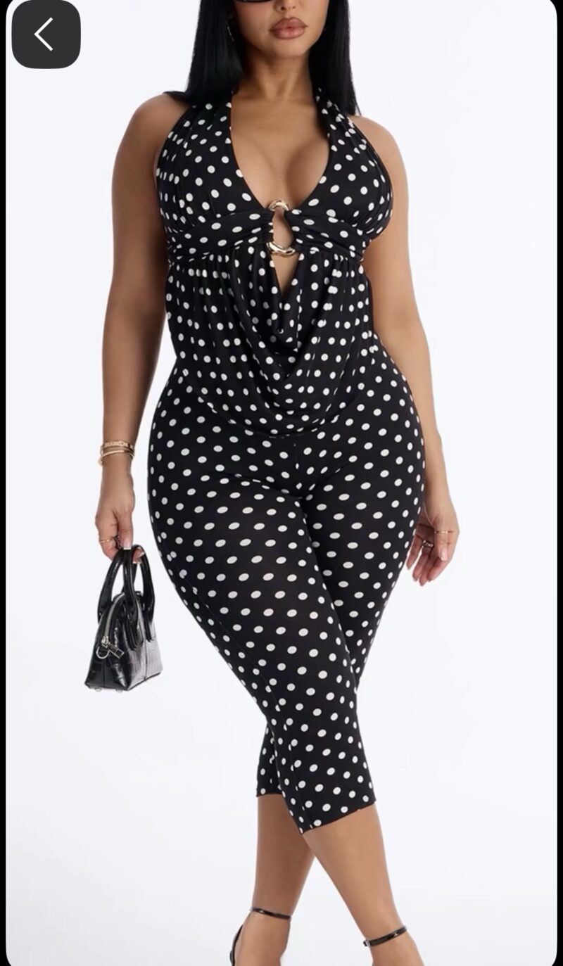 BOOTCUT POLKA DOT SET