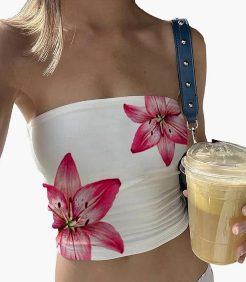 Floral tube top