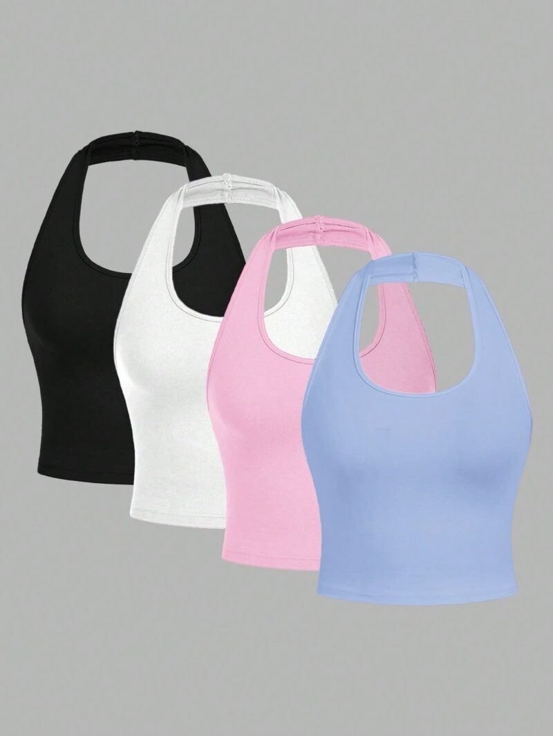 Plain halter top